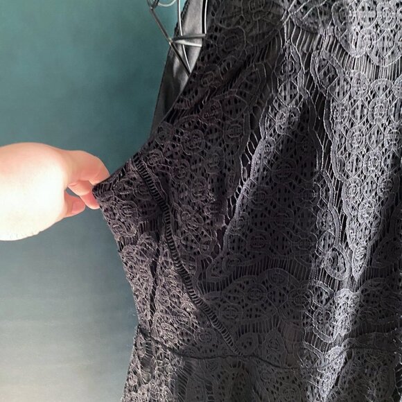 Mossimo - Black Lace Mini Dress - Picture 7 of 13